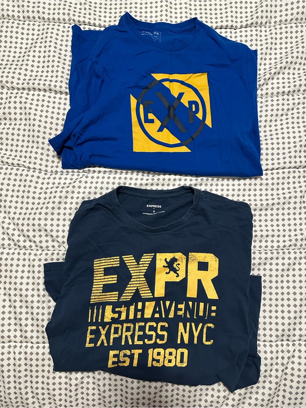 Two Express Short Sleeve Logo T-Shirts